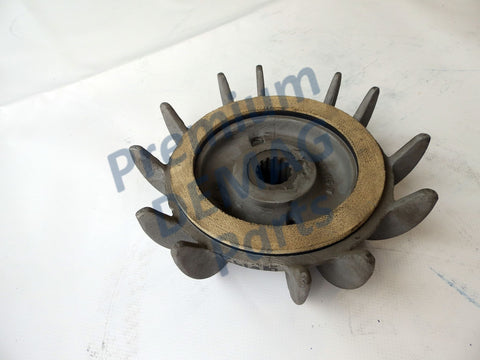Brake disc, flat, light incl. brake-ring, 16K, 61814444
